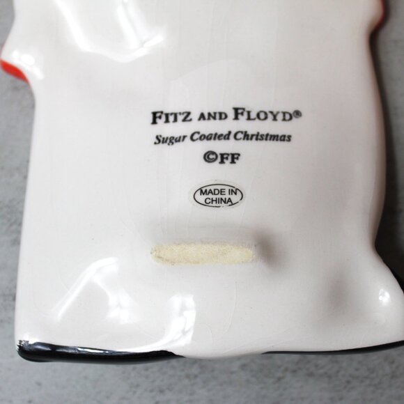 2009 Fitz and Floyd Sugar Coated Collection Christmas Snowman Spoon Rest - Picture 4 of 7